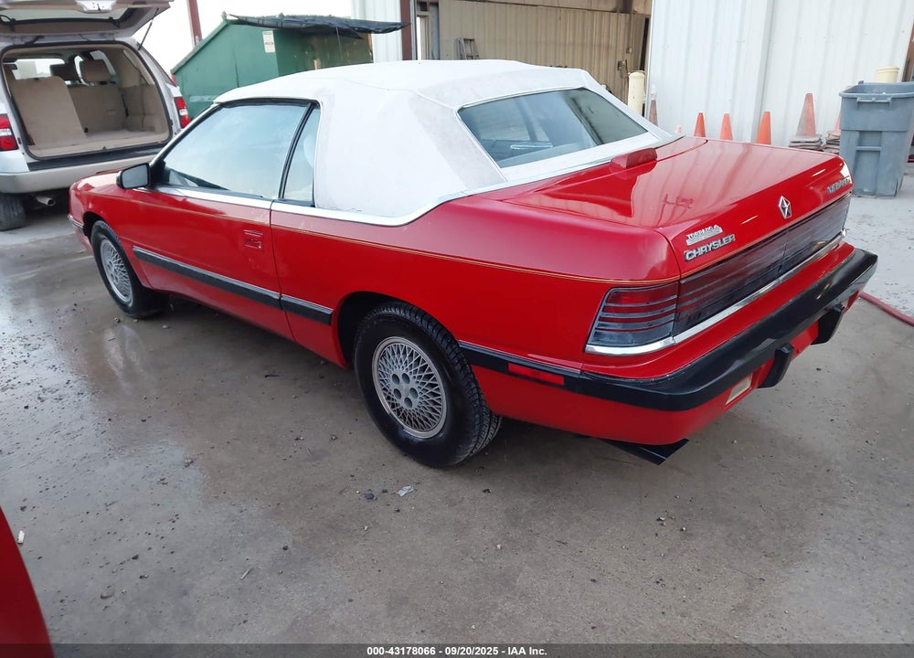 1990 CHRYSLER LEBARON VIN: 1C3XJ4538LG432700