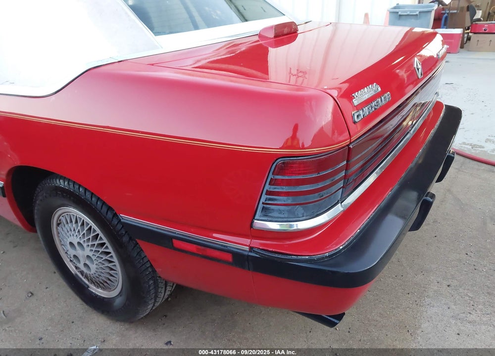 1990 CHRYSLER LEBARON VIN: 1C3XJ4538LG432700