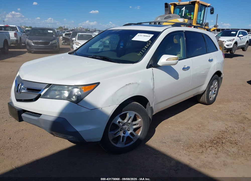 2008 ACURA MDX VIN: 2HNYD28498H551085