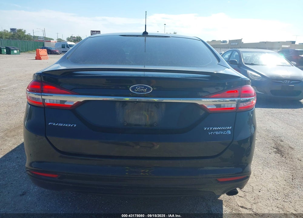 2018 FORD FUSION HYBRID TITANIUM VIN: 3FA6P0RU9JR138199