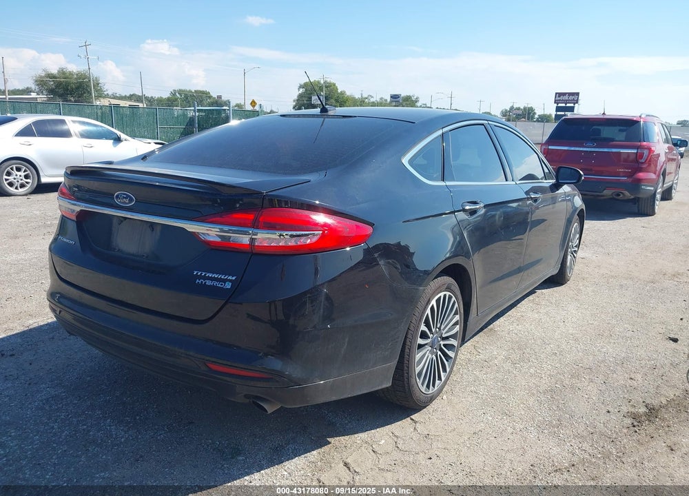 2018 FORD FUSION HYBRID TITANIUM VIN: 3FA6P0RU9JR138199
