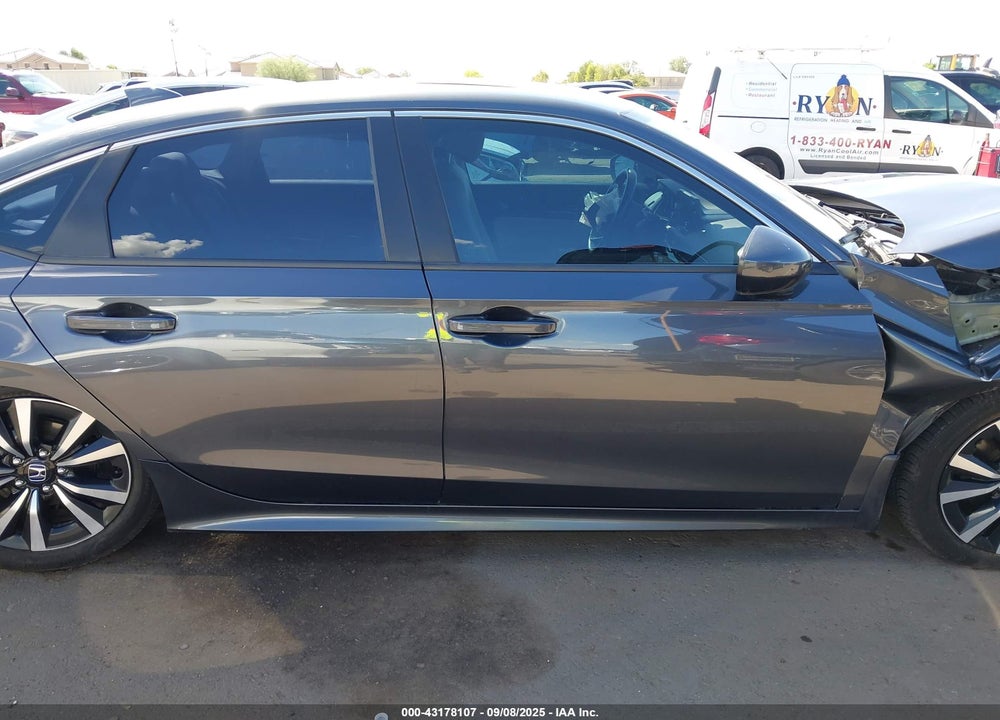 2022 HONDA CIVIC VIN: 2HGFE1F74NH318178