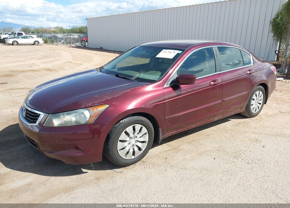 2009 HONDA ACCORD VIN: 1HGCP26399A038535