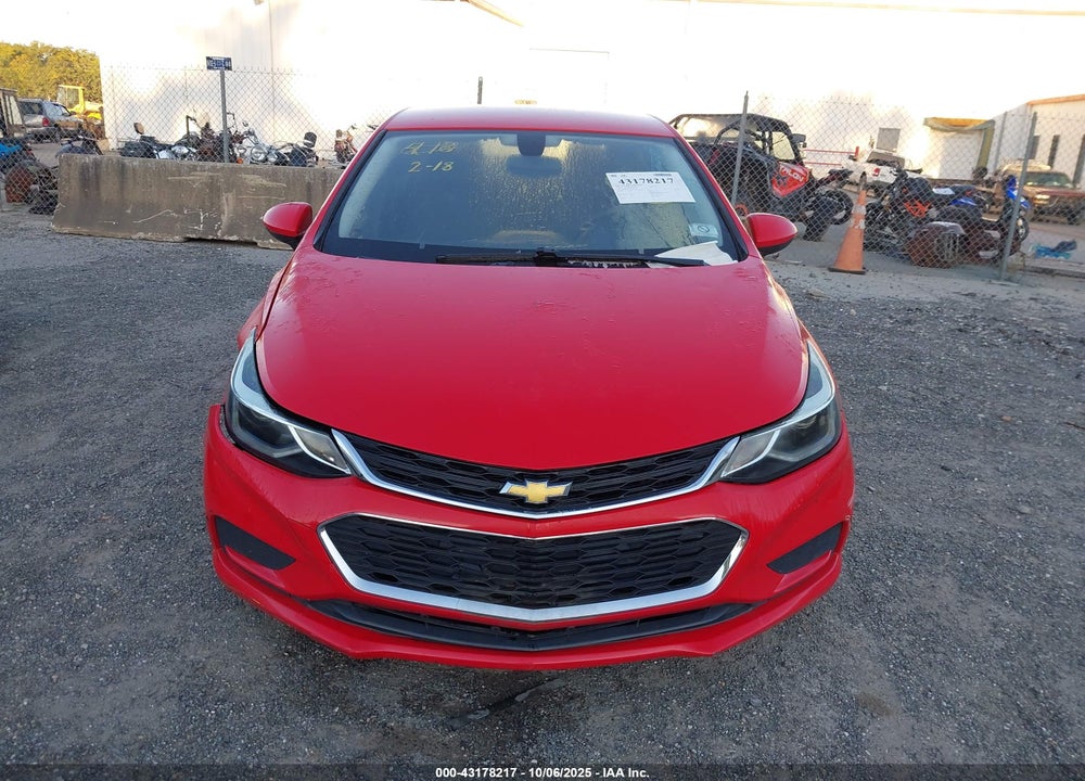 2018 CHEVROLET CRUZE LT AUTO VIN: 1G1BE5SM8J7108536