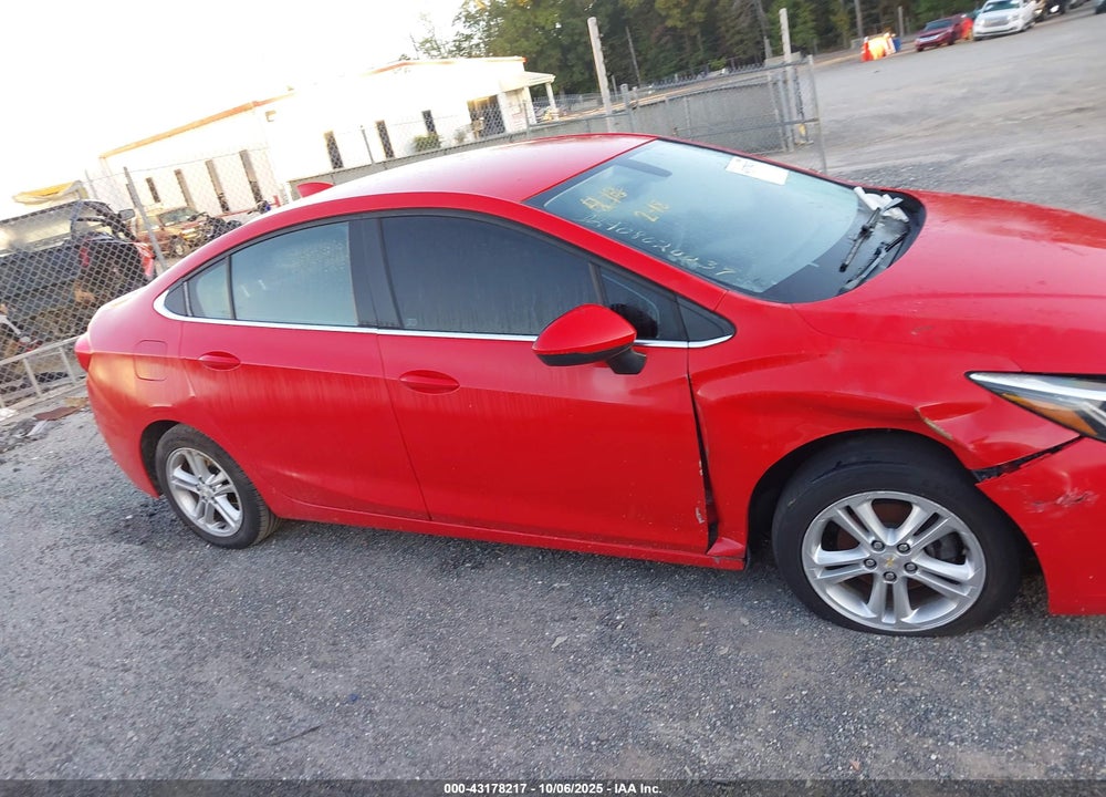 2018 CHEVROLET CRUZE LT AUTO VIN: 1G1BE5SM8J7108536