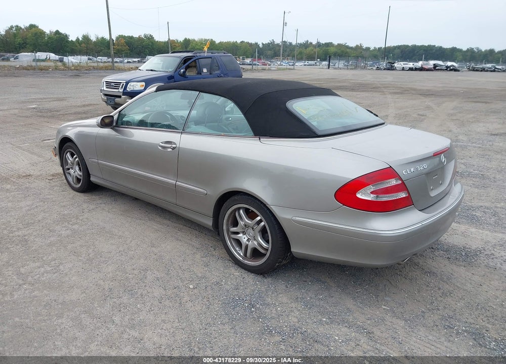 2004 MERCEDES-BENZ CLK 320 VIN: WDBTK65GX4T020954