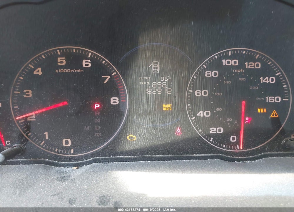 2005 ACURA TSX VIN: JH4CL96875C031000