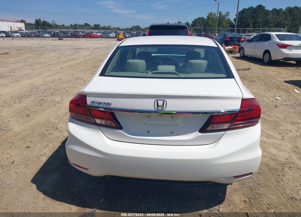 2015 HONDA CIVIC VIN: 19XFB2F71FE010072