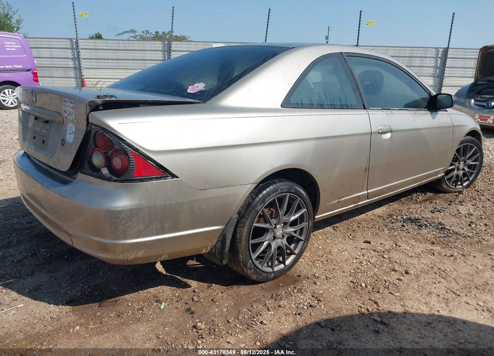 2002 HONDA CIVIC LX VIN: 1HGEM22522L019621
