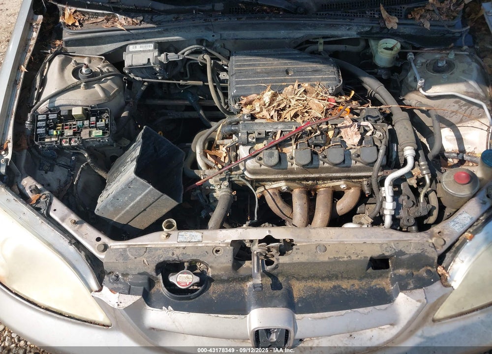 2002 HONDA CIVIC LX VIN: 1HGEM22522L019621