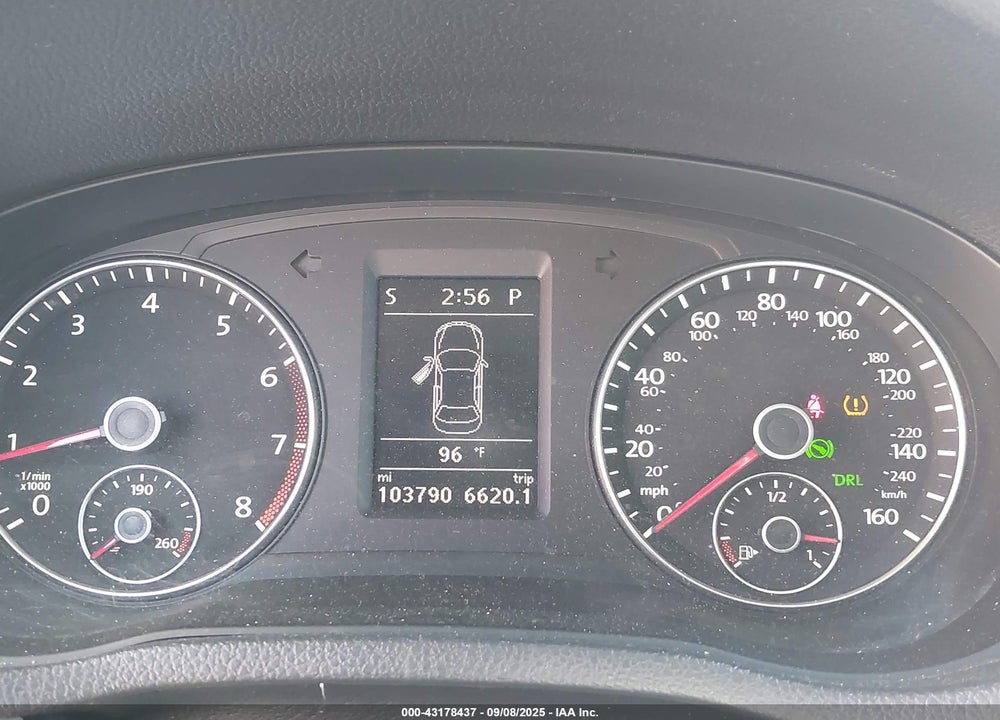 2013 VOLKSWAGEN PASSAT 2.5L SE VIN: 1VWBP7A36DC076040