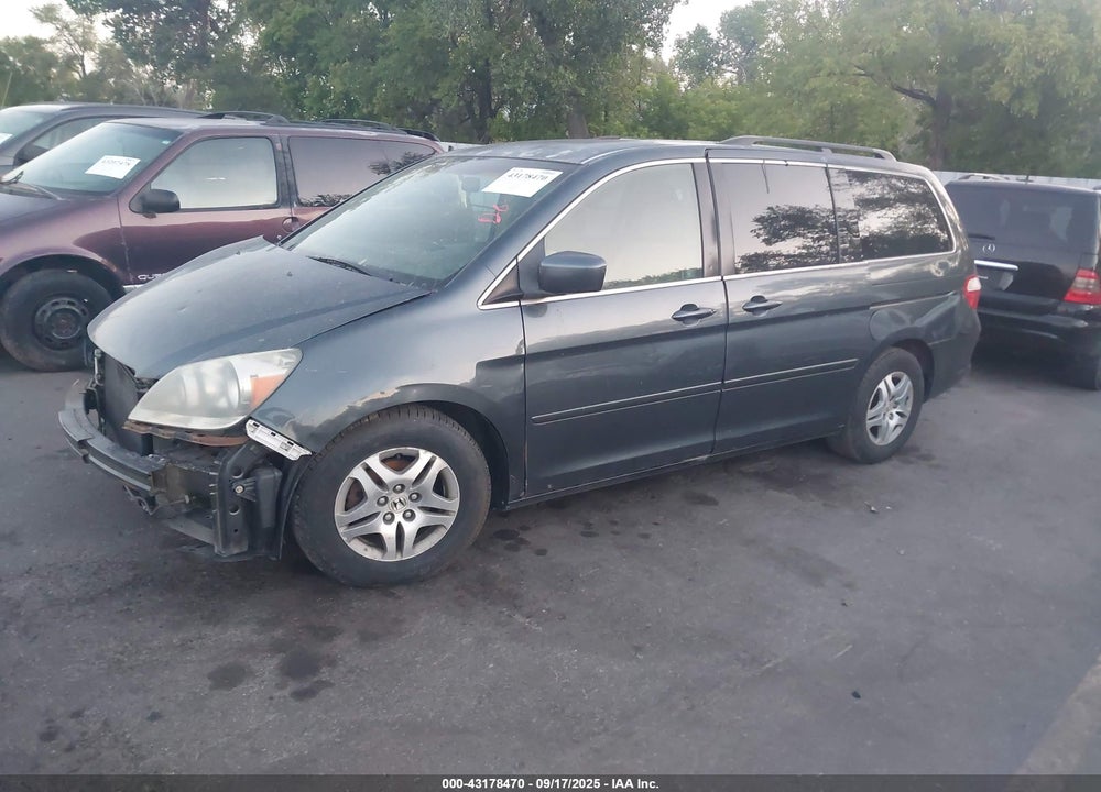 2005 HONDA ODYSSEY EX VIN: 5FNRL38415B400696