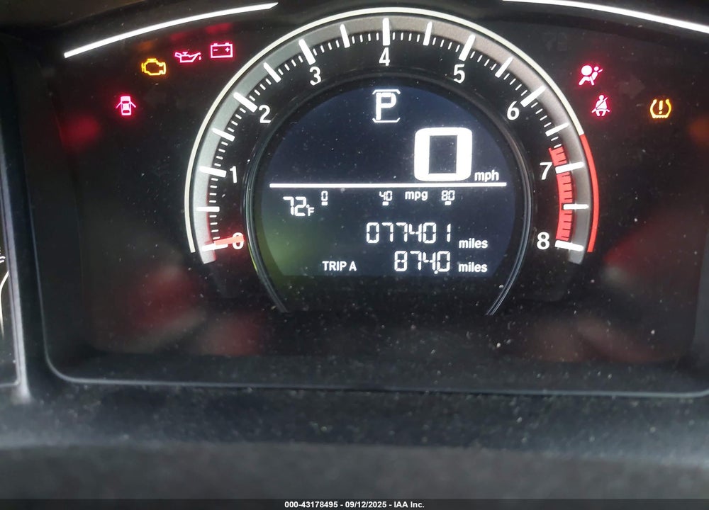 2017 HONDA CIVIC VIN: 2HGFC2F57HH572918