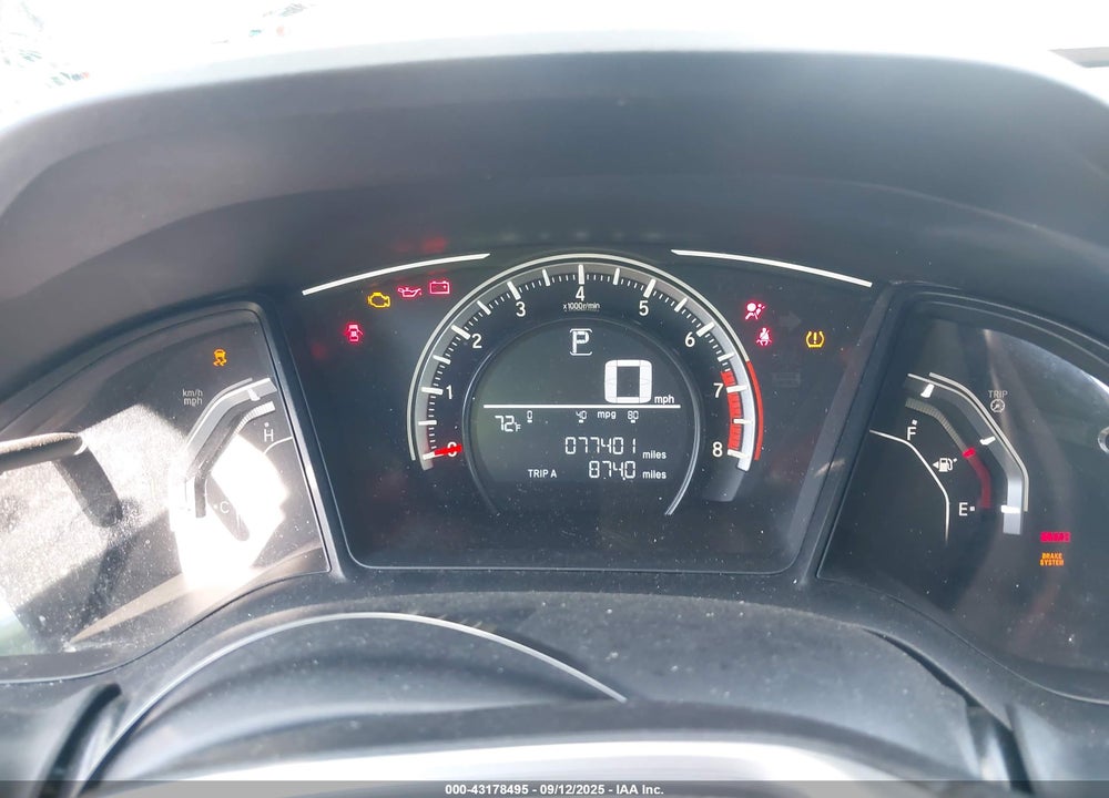 2017 HONDA CIVIC VIN: 2HGFC2F57HH572918