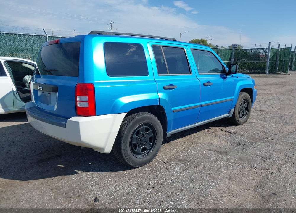 2009 JEEP PATRIOT SPORT VIN: 1J4FT28B09D206079