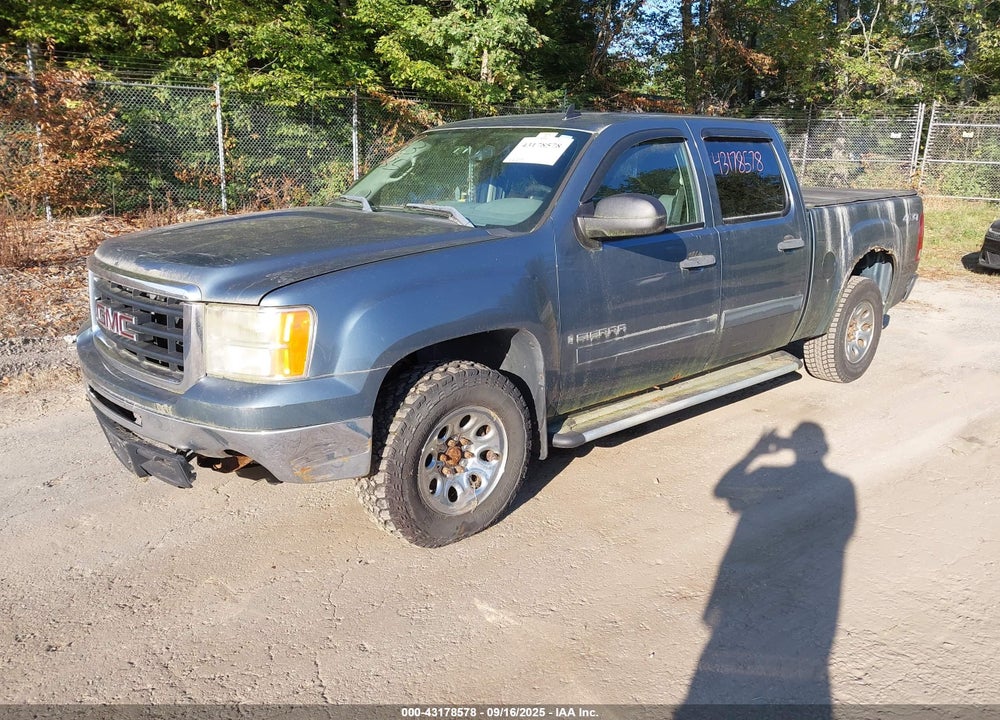 2009 GMC SIERRA 1500 SL VIN: 3GTEK13C79G145122