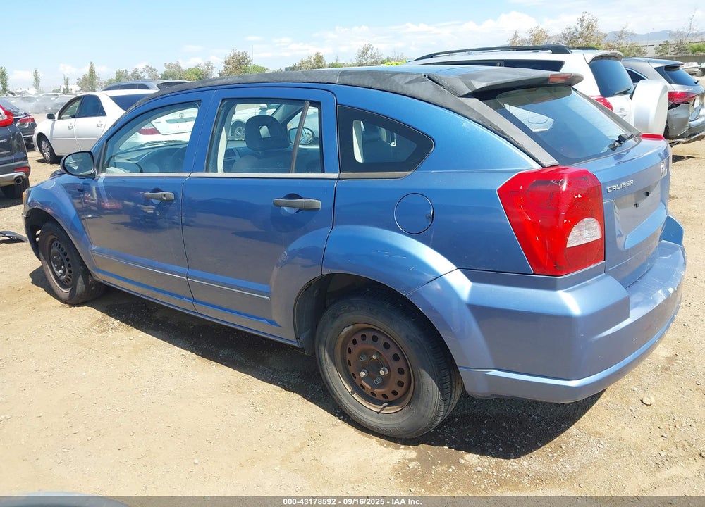 2007 DODGE CALIBER VIN: 1B3HB28B67D285001
