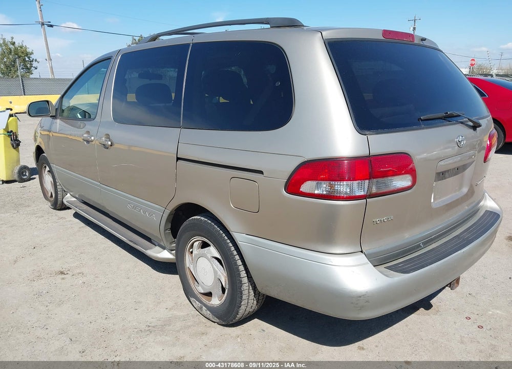 2001 TOYOTA SIENNA VIN: 4T3ZF13C31U365867