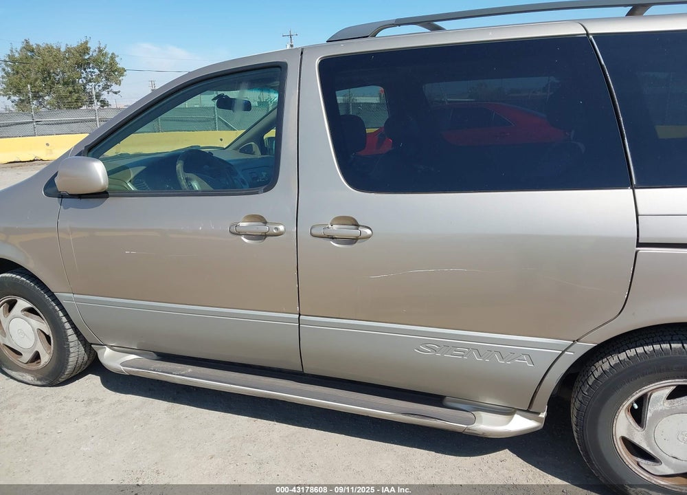 2001 TOYOTA SIENNA VIN: 4T3ZF13C31U365867
