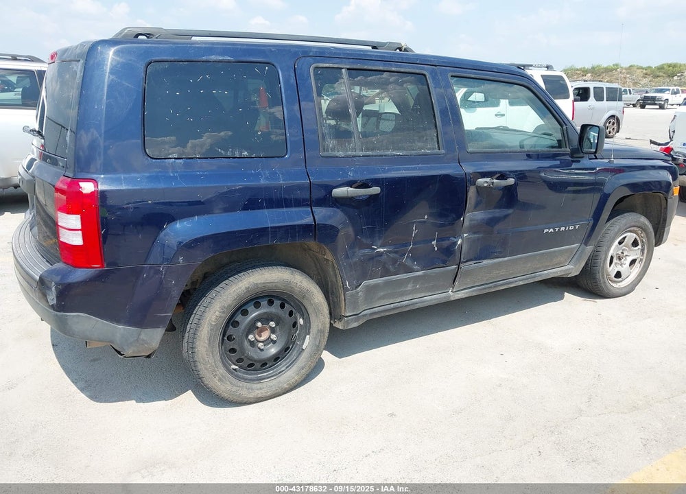 2017 JEEP PATRIOT SPORT FWD VIN: 1C4NJPBA8HD169236