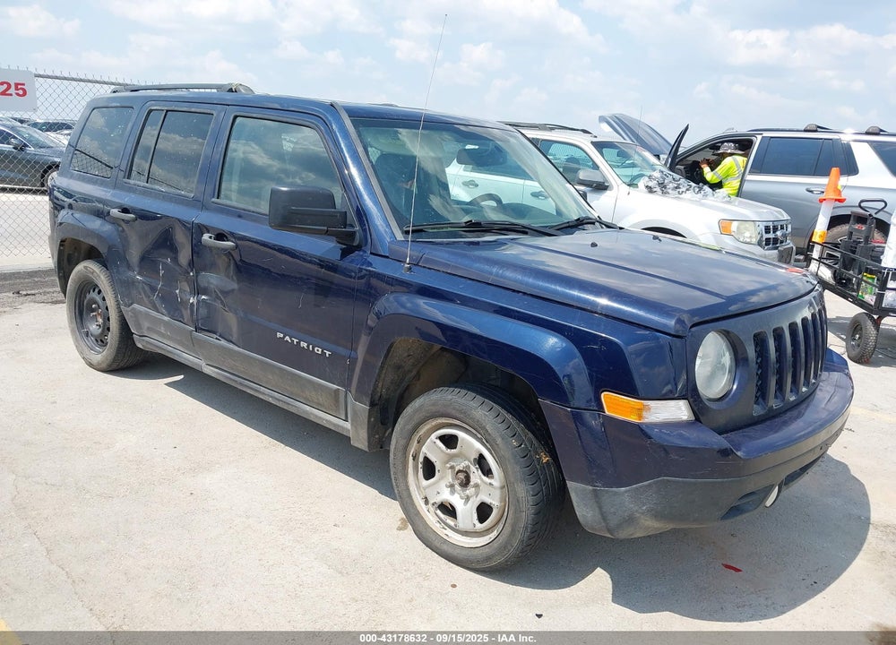 2017 JEEP PATRIOT SPORT FWD VIN: 1C4NJPBA8HD169236
