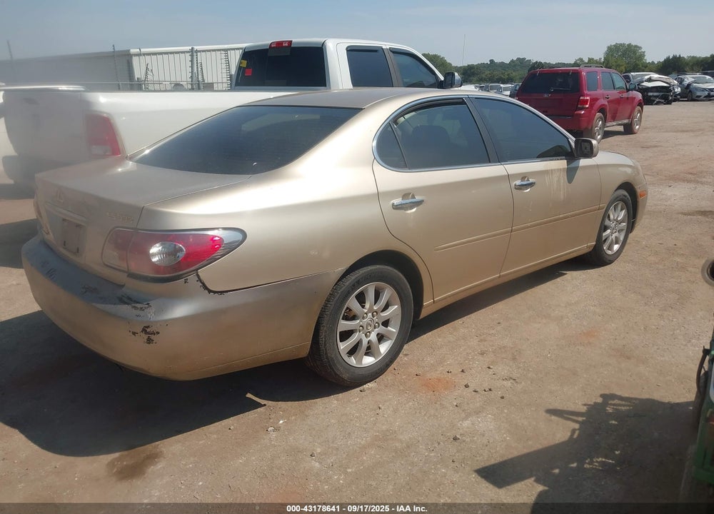 2004 LEXUS ES 330 VIN: JTHBA30G945027273