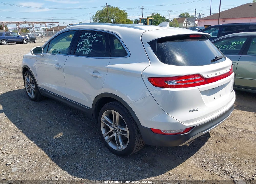 2017 LINCOLN MKC VIN: 5LMCJ3D99HUL30897