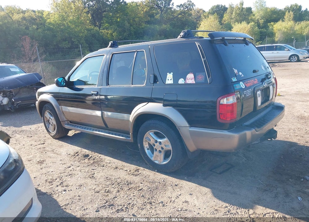 2002 INFINITI QX4 LUXURY VIN: JNRDR09Y02W258891