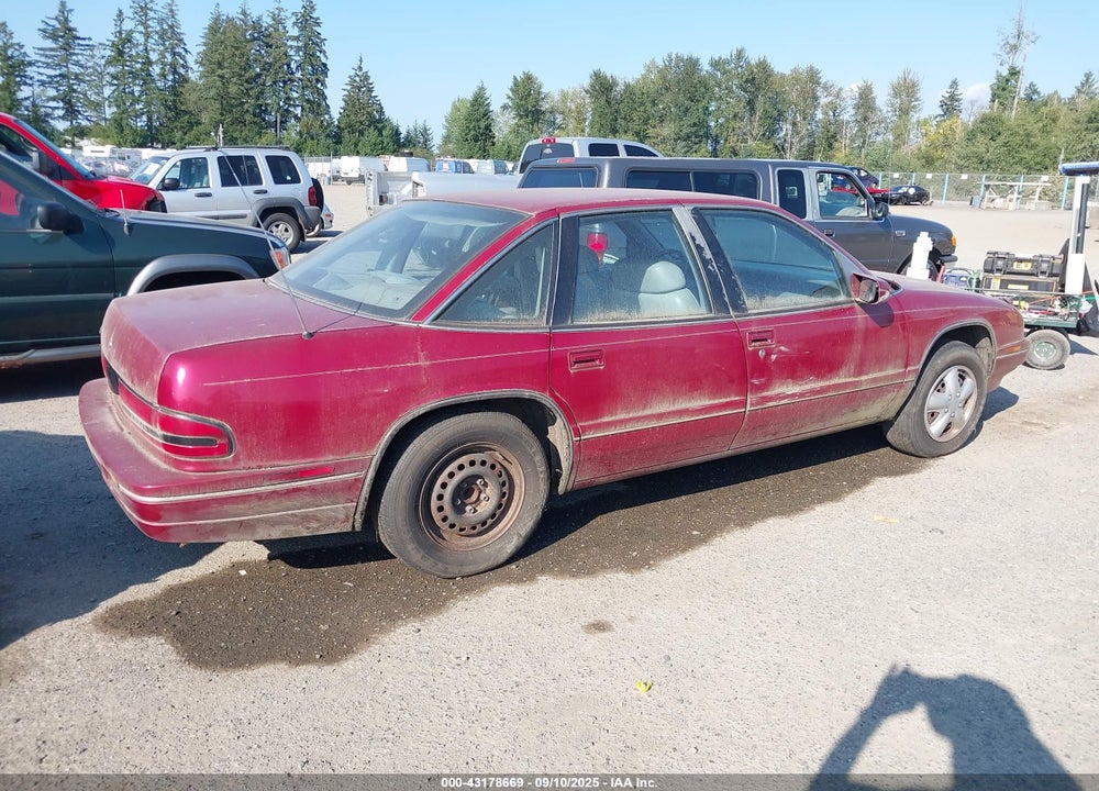 1993 BUICK REGAL CUSTOM VIN: 2G4WB54L8P1486802