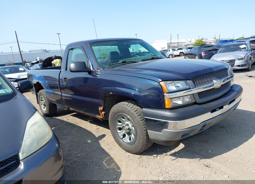 2005 CHEVROLET SILVERADO 1500 WORK TRUCK VIN: 1GCEK14V75Z221352