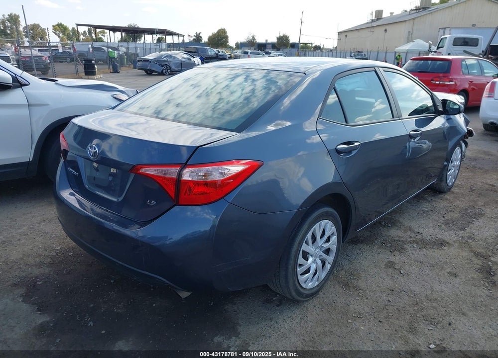 2018 TOYOTA COROLLA LE VIN: 5YFBURHE5JP813892
