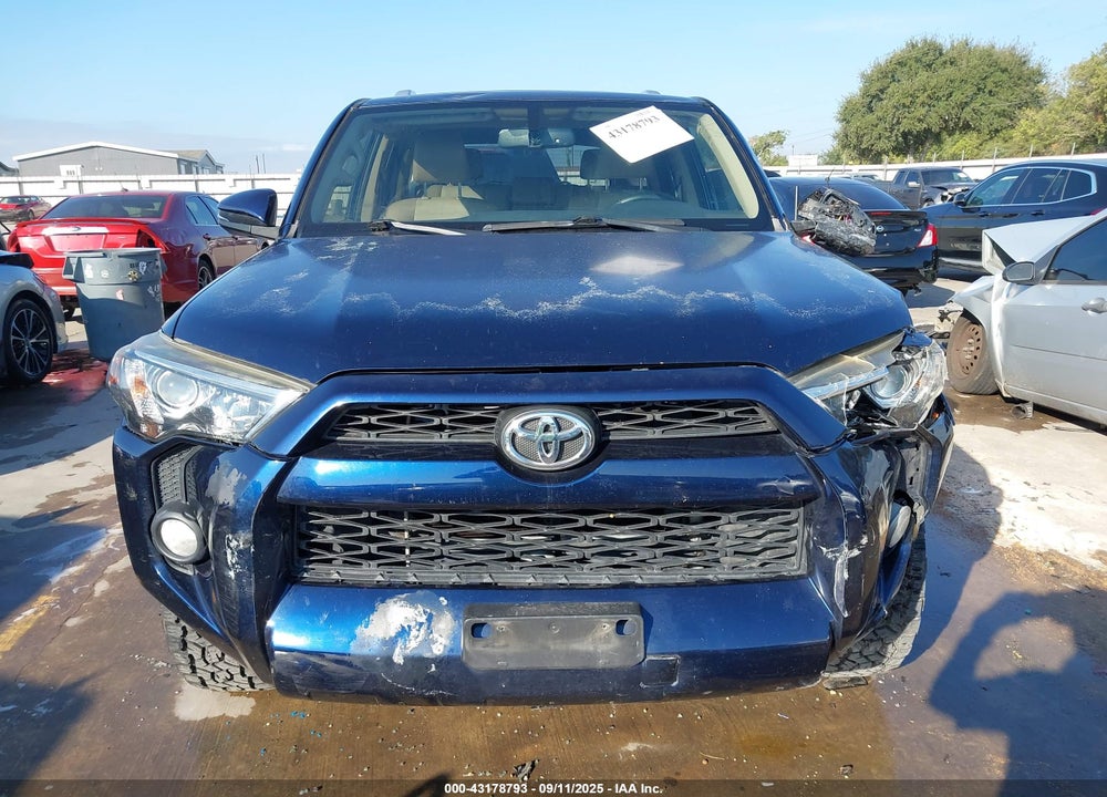2016 TOYOTA 4RUNNER VIN: JTEZU5JR4G5117045