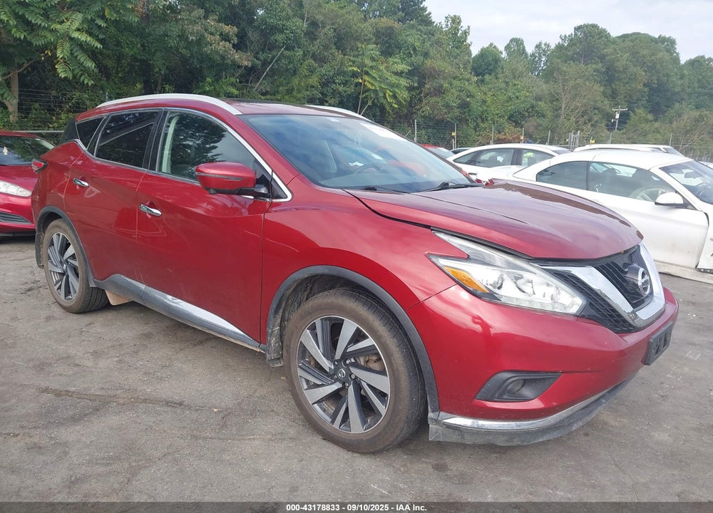 2018 NISSAN MURANO PLATINUM/S/SL/SV VIN: 5N1AZ2MH1JN158983