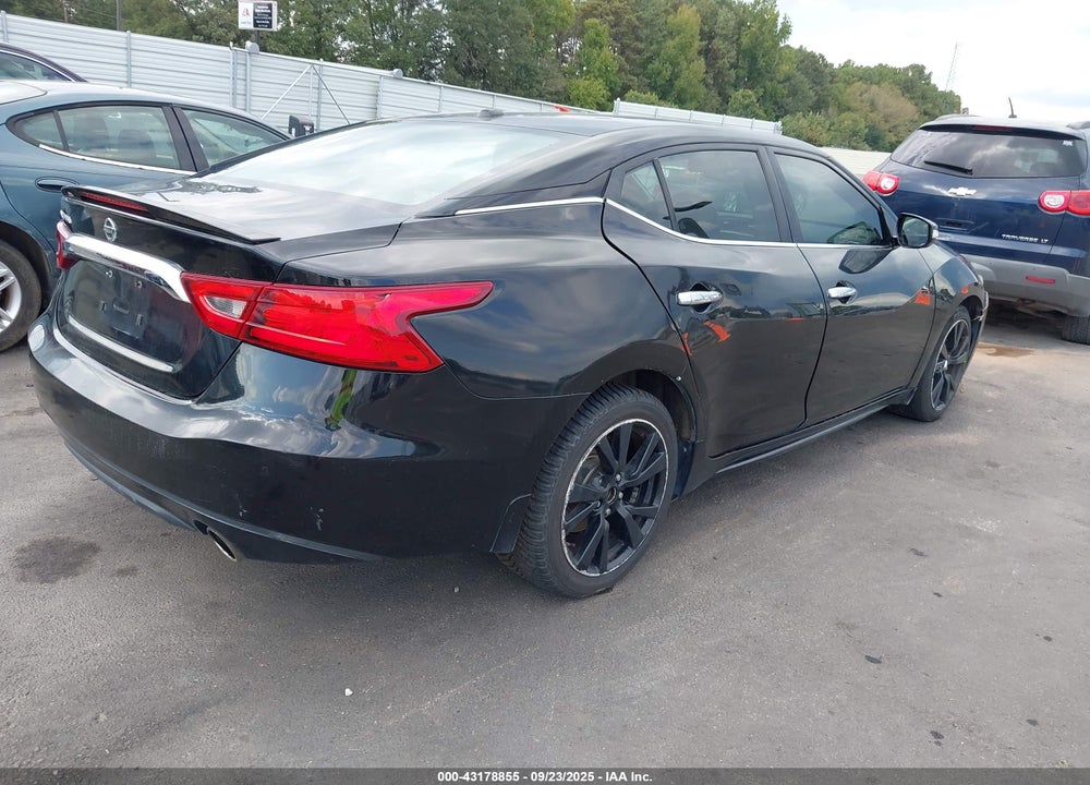 2016 NISSAN MAXIMA VIN: 1N4AA6AP9GC419849