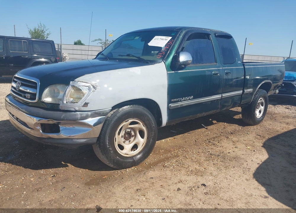 2002 TOYOTA TUNDRA SR5 V8 VIN: 5TBRT34182S238657