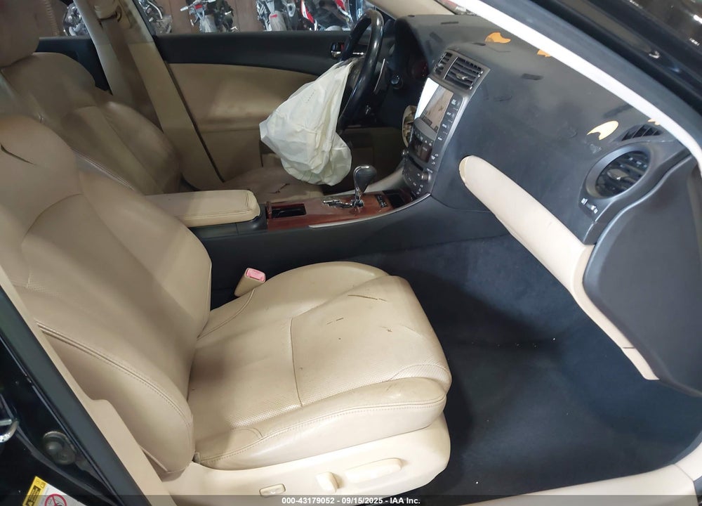 2008 LEXUS IS 250 VIN: JTHCK262485019806