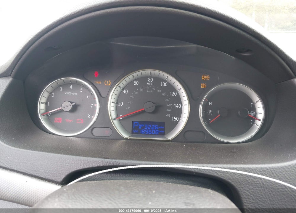 2009 HYUNDAI SONATA GLS VIN: 5NPET46C39H553036