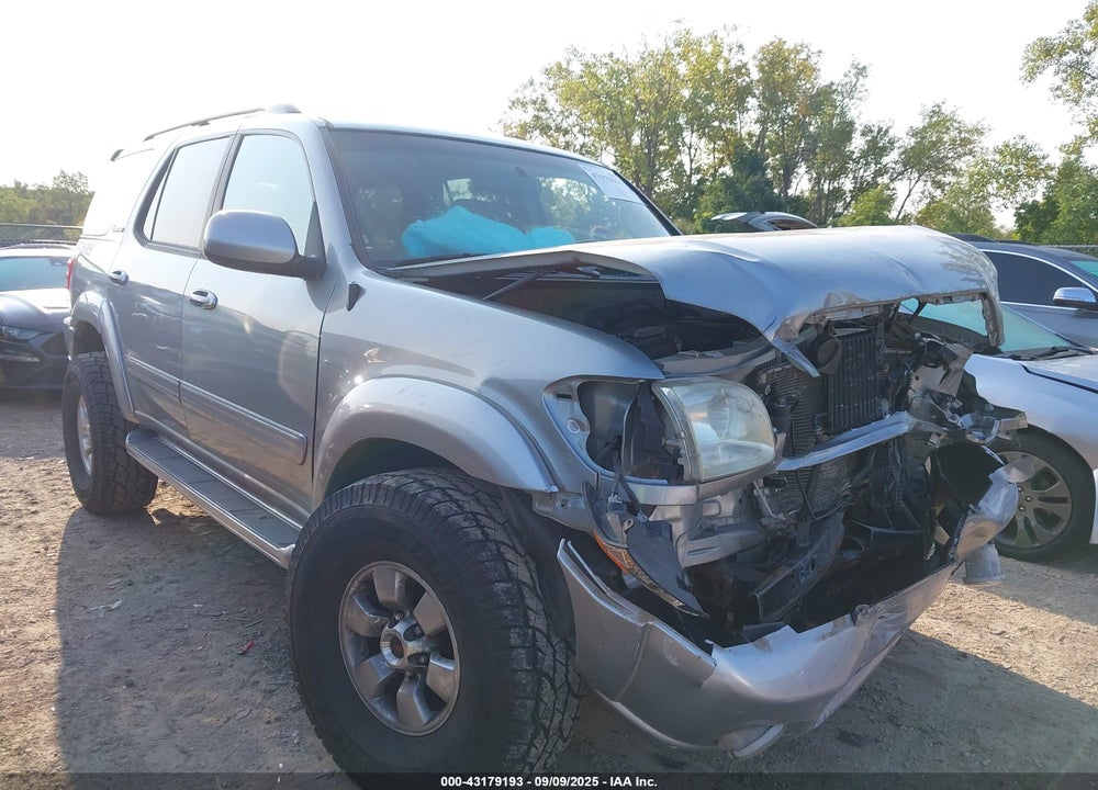 2002 TOYOTA SEQUOIA LIMITED V8 VIN: 5TDBT48A72S136436