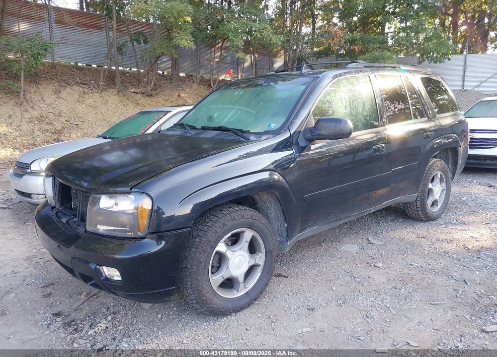 2008 CHEVROLET TRAILBLAZER LT VIN: 1GNDT13S282154101