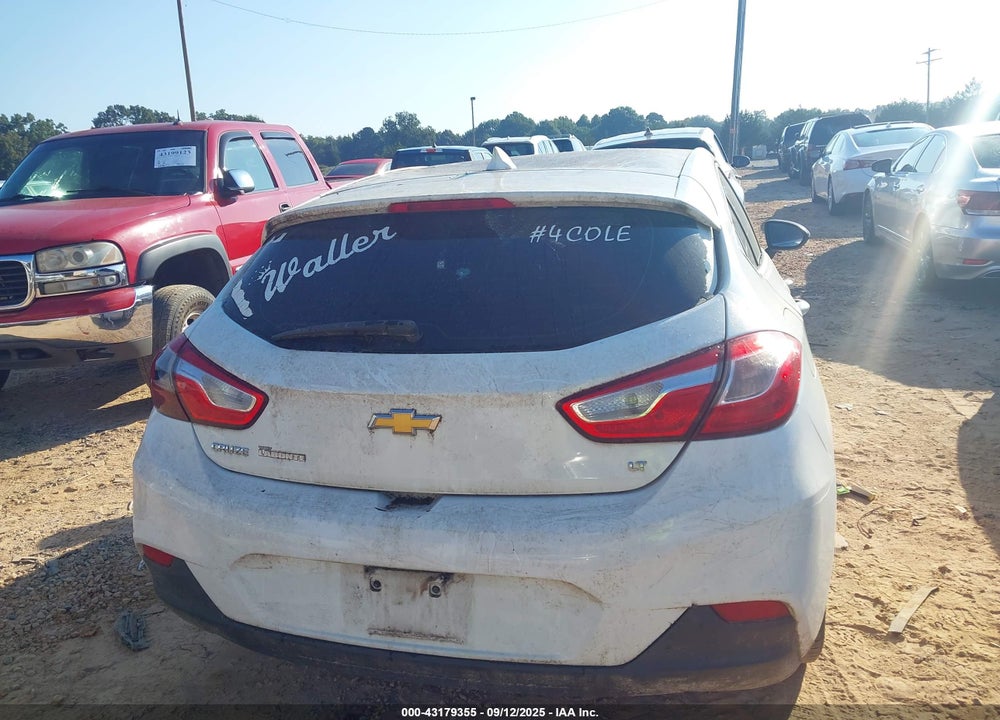 2017 CHEVROLET CRUZE LT AUTO VIN: 3G1BE6SM8HS596551