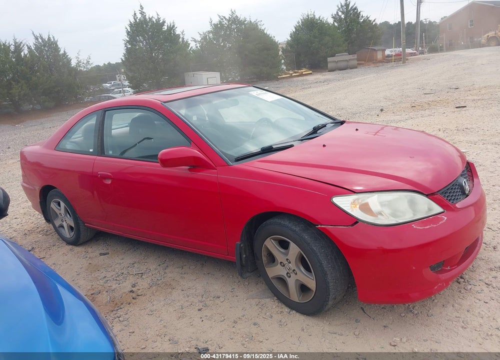 2004 HONDA CIVIC EX VIN: 1HGEM22074L078526