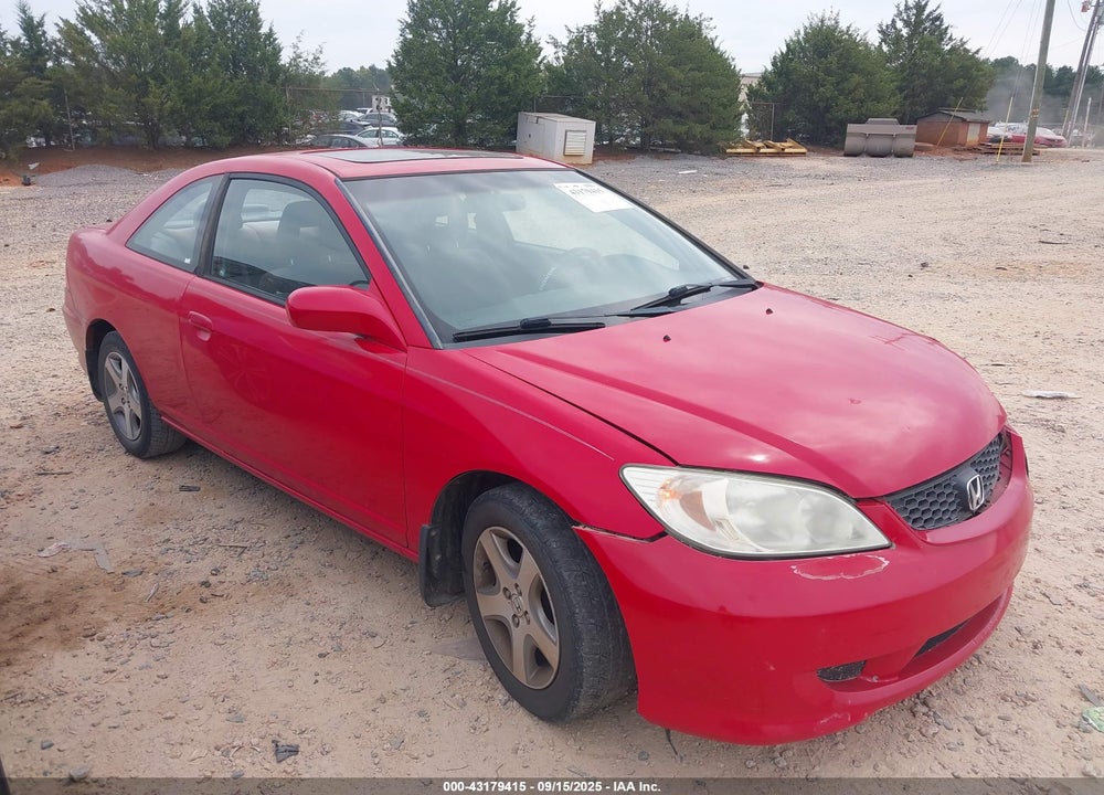2004 HONDA CIVIC EX VIN: 1HGEM22074L078526
