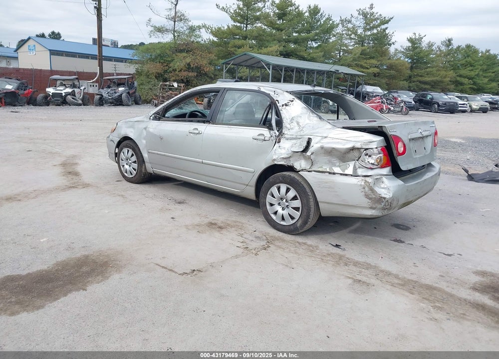 2003 TOYOTA COROLLA LE VIN: 2T1BR32E83C012027