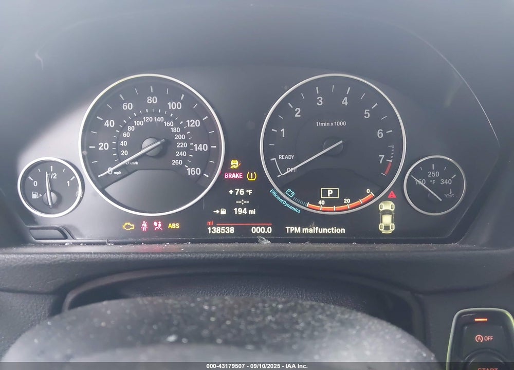 2014 BMW 3 SERIES VIN: WBA3C1C57EK113681