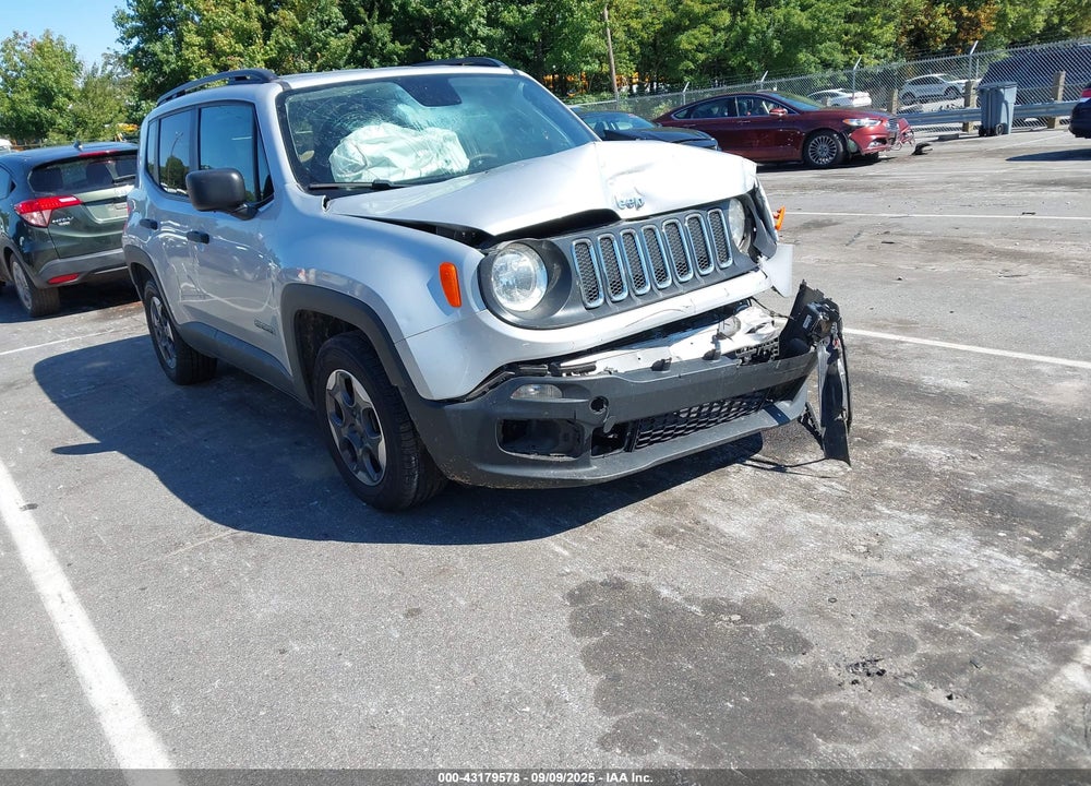 2018 JEEP RENEGADE SPORT FWD VIN: ZACCJAAB1JPH19642