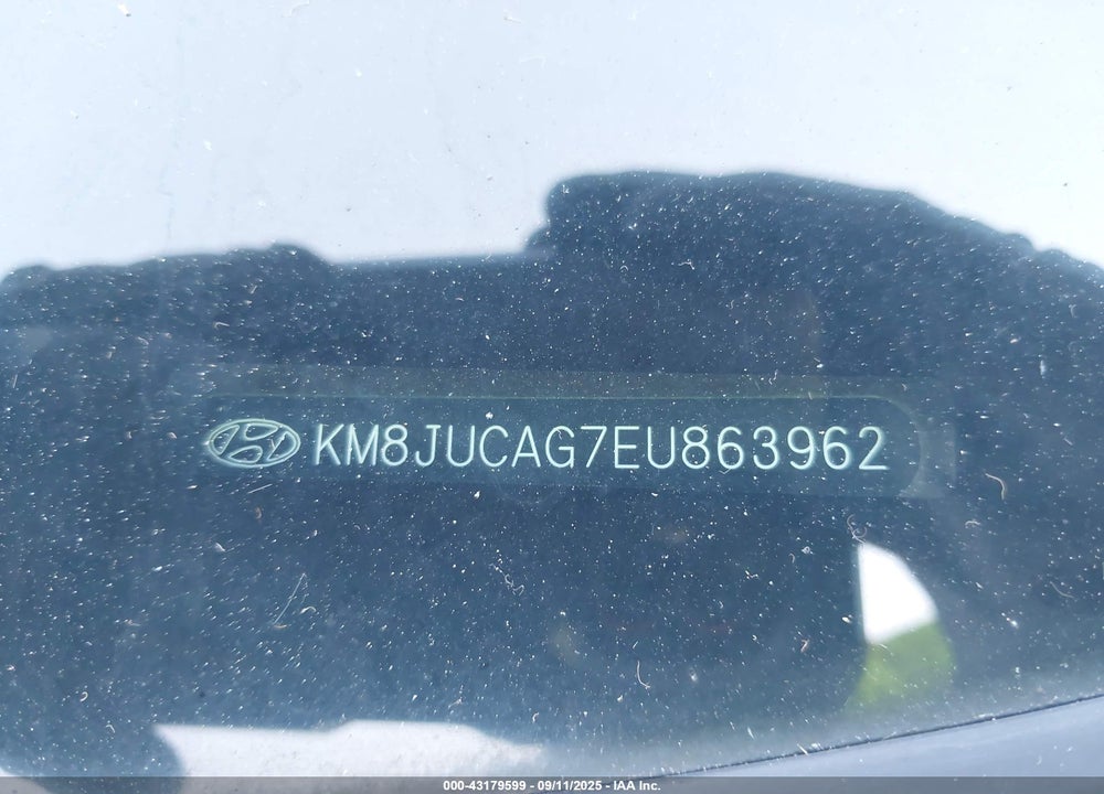 2014 HYUNDAI TUCSON VIN: KM8JUCAG7EU863962