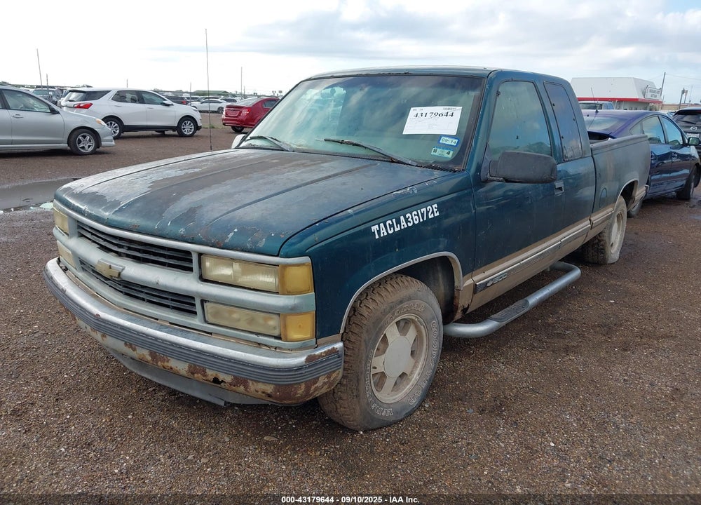 1998 CHEVROLET C1500 FLEETSIDE VIN: 2GCEC19R6W1108527