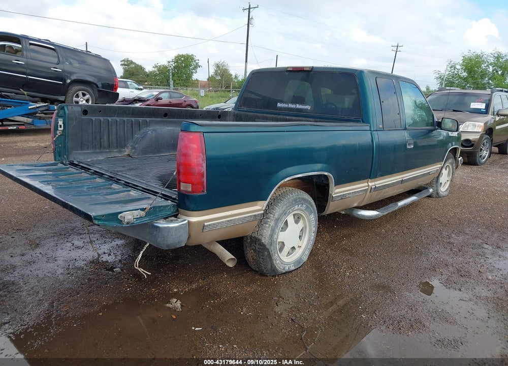 1998 CHEVROLET C1500 FLEETSIDE VIN: 2GCEC19R6W1108527