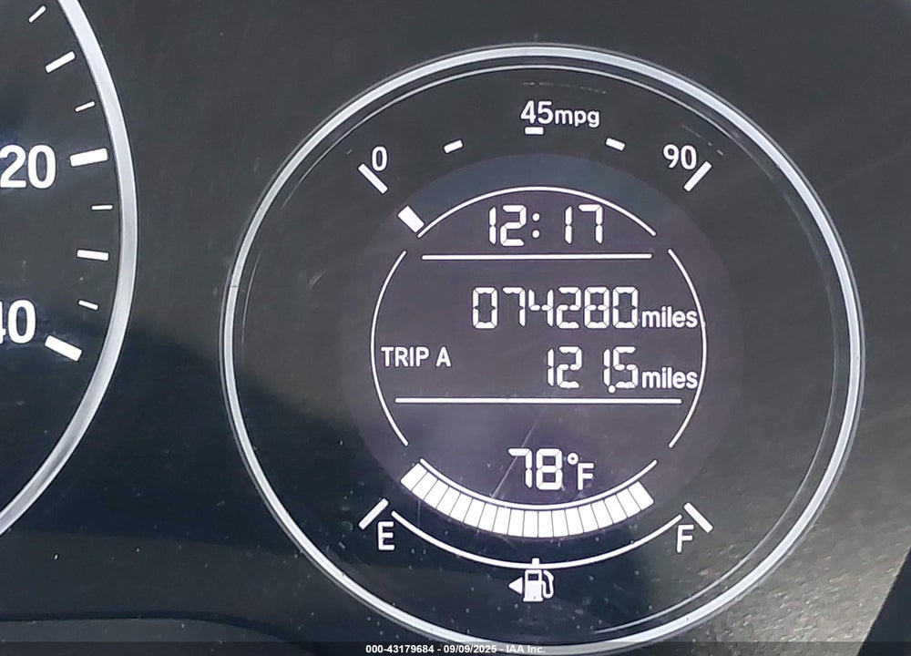 2017 HONDA HR-V VIN: 3CZRU6H76HM702973