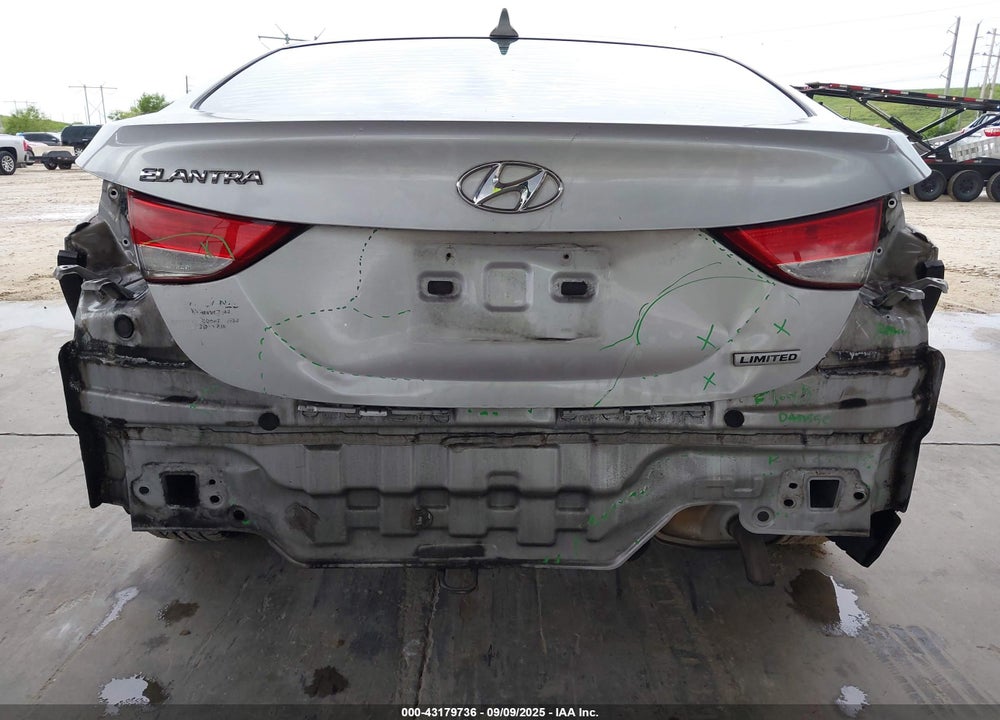 2012 HYUNDAI ELANTRA VIN: KMHDH4AEXCU417274